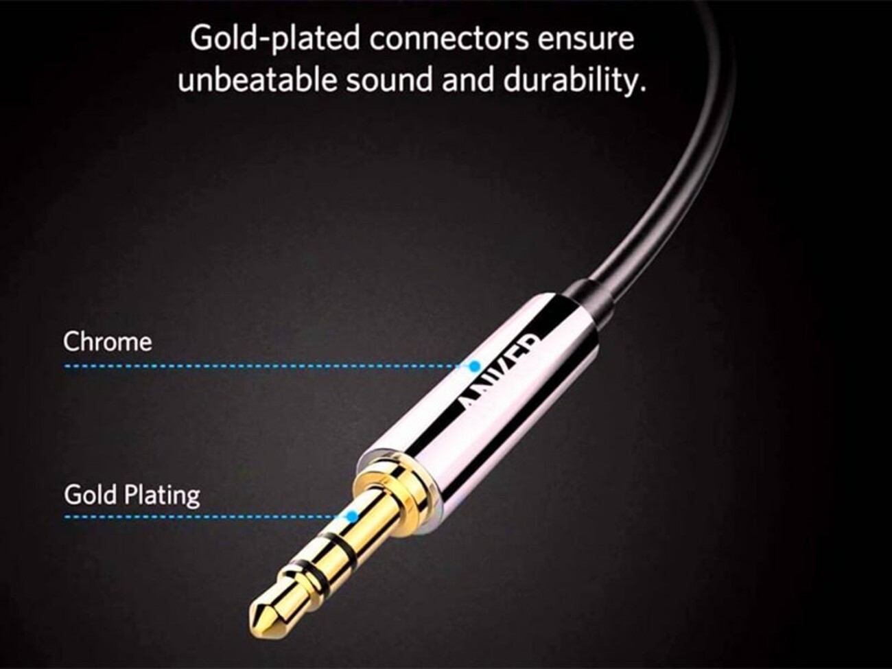 خرید کابل انتقال صدا انکر Anker A7123 Auxiliary Audio Cable 1.2m