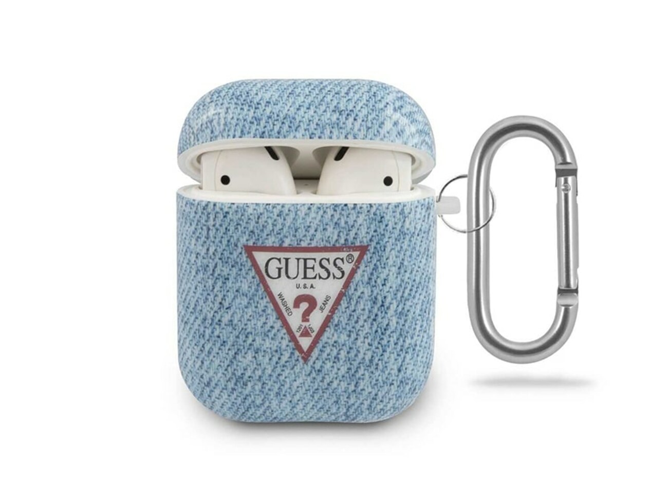 کاور محافظ طرح جین ایرپاد 1 و 2 اپل سی جی موبایل CG Mobile Apple Airpods/Airpods 2 Guess Jeans Design Case