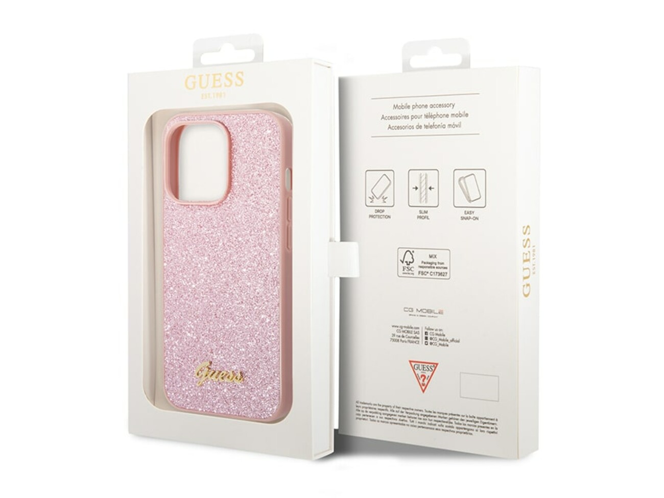 قاب اکلیلی آیفون 14 پرو مکس CG Mobile iphone 14 Pro Max Guess Wreath Case