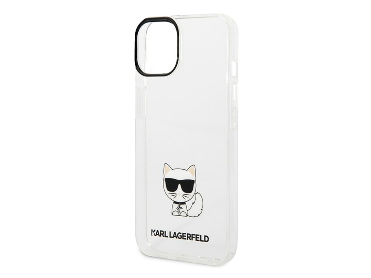 قاب محافظ شیشه ای آیفون 14 طرح گربه کارل CG Mobile iphone 14 Karl Cat Case