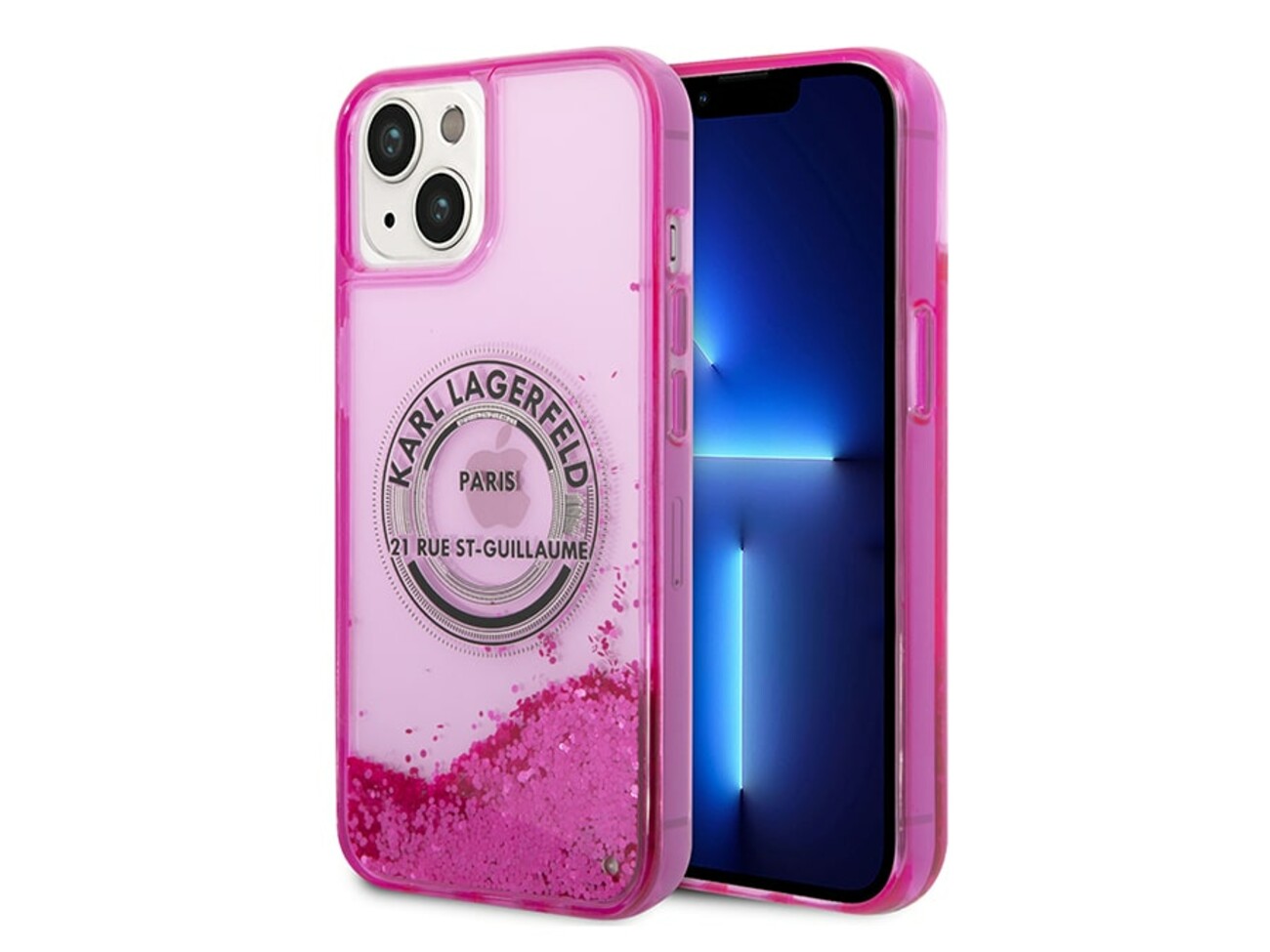 قاب آکواریومی آیفون 14 پلاس طرح کارل CG Mobile iphone 14 Plus Karl Lagerfeld Aquarium Case