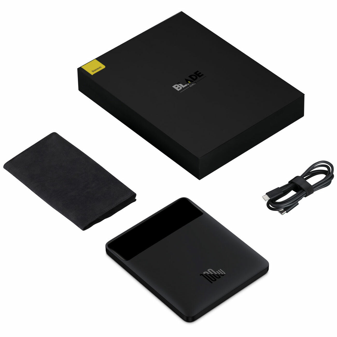 پاوربانک سوپر فست شارژ تایپ سی و یو اس بی 100 وات 20000 بیسوس PPBL000201