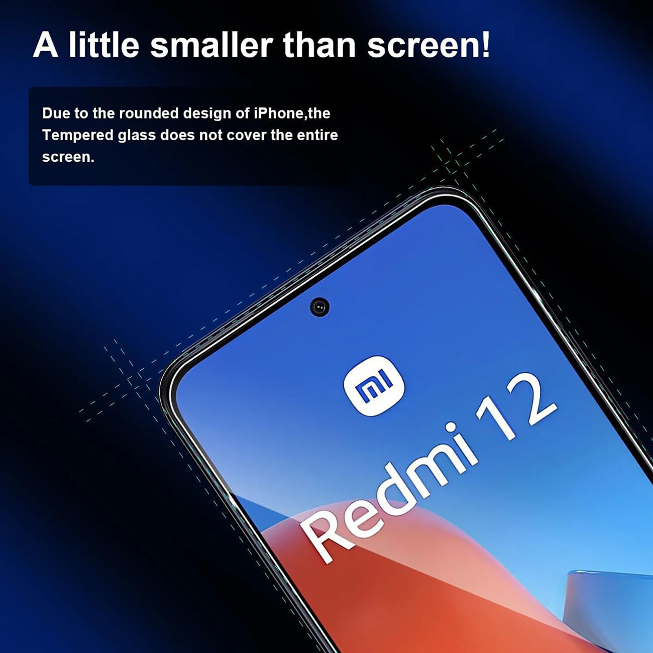 قیمت خرید گلس تمام صفحه Xiaomi Redmi 12/Poco M6 Pro