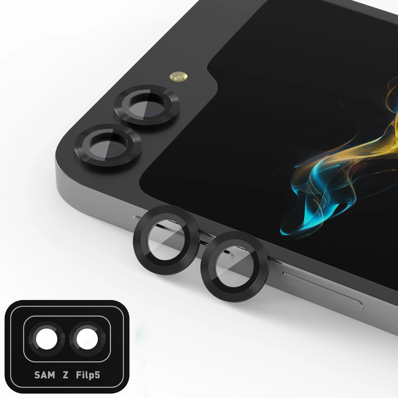 گلس لنز دوربین سامسونگ گلکسی زد فیلپ فایو