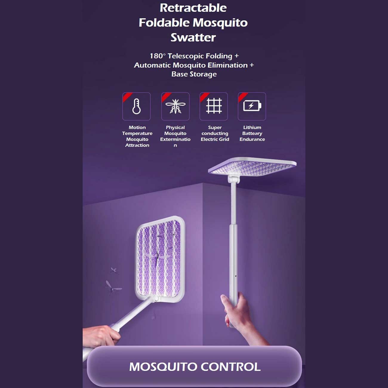 حشرهکش شارژی تاشو کوالیتل