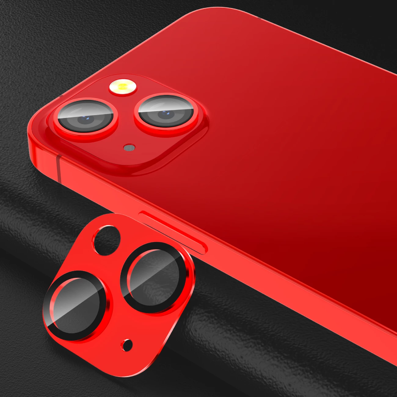 برترین گلس فریم آلومینیومی لنز دوربین گوشی آیفون 13 و آیفون 13 مینی آها استایل