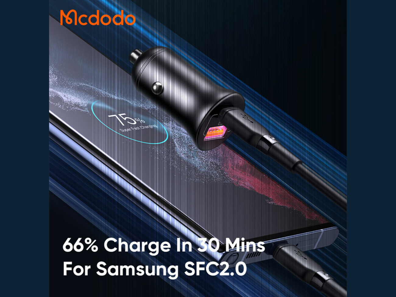 شارژر فندکی 45 وات فست شارژ مک دودو CC MCDODO BLACK 45W PD+ 5A FAST CAR CHARGER CC 2680