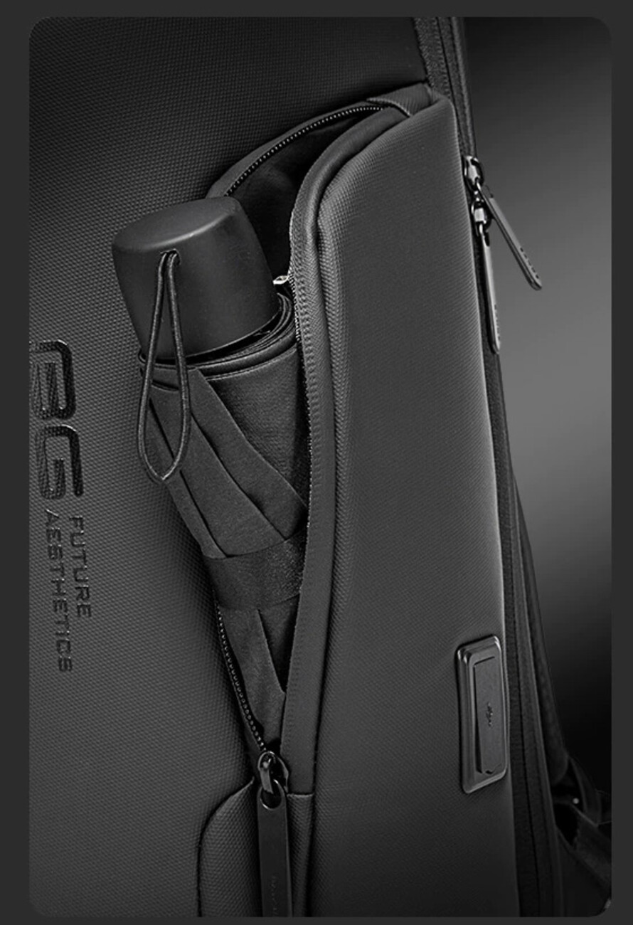 کوله پشتی ضد آب لپ تاپ 15.6 اینچ دارای پورت یو اس بی با قابلیت باز شدن 180 درجه BANGE BG-7277 Backpack Men Waterproof Travel Backpack