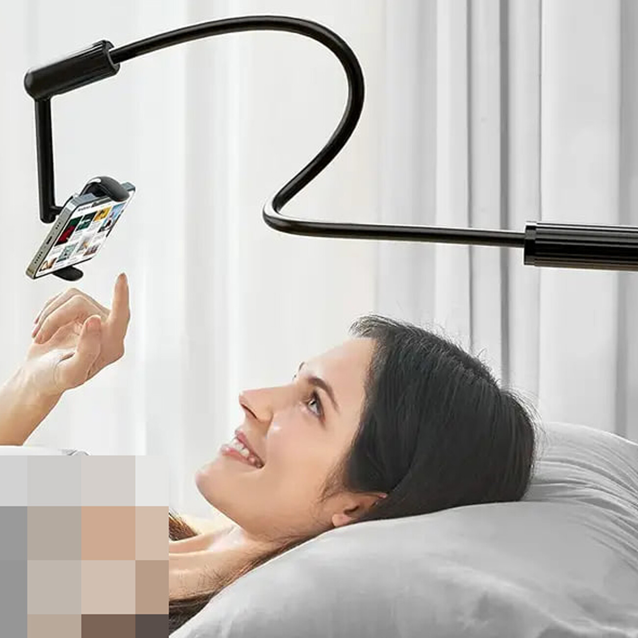فروش هولدر تبلت و گوشی موبایل قابل اتصال به لبه میز و تخت سایجی