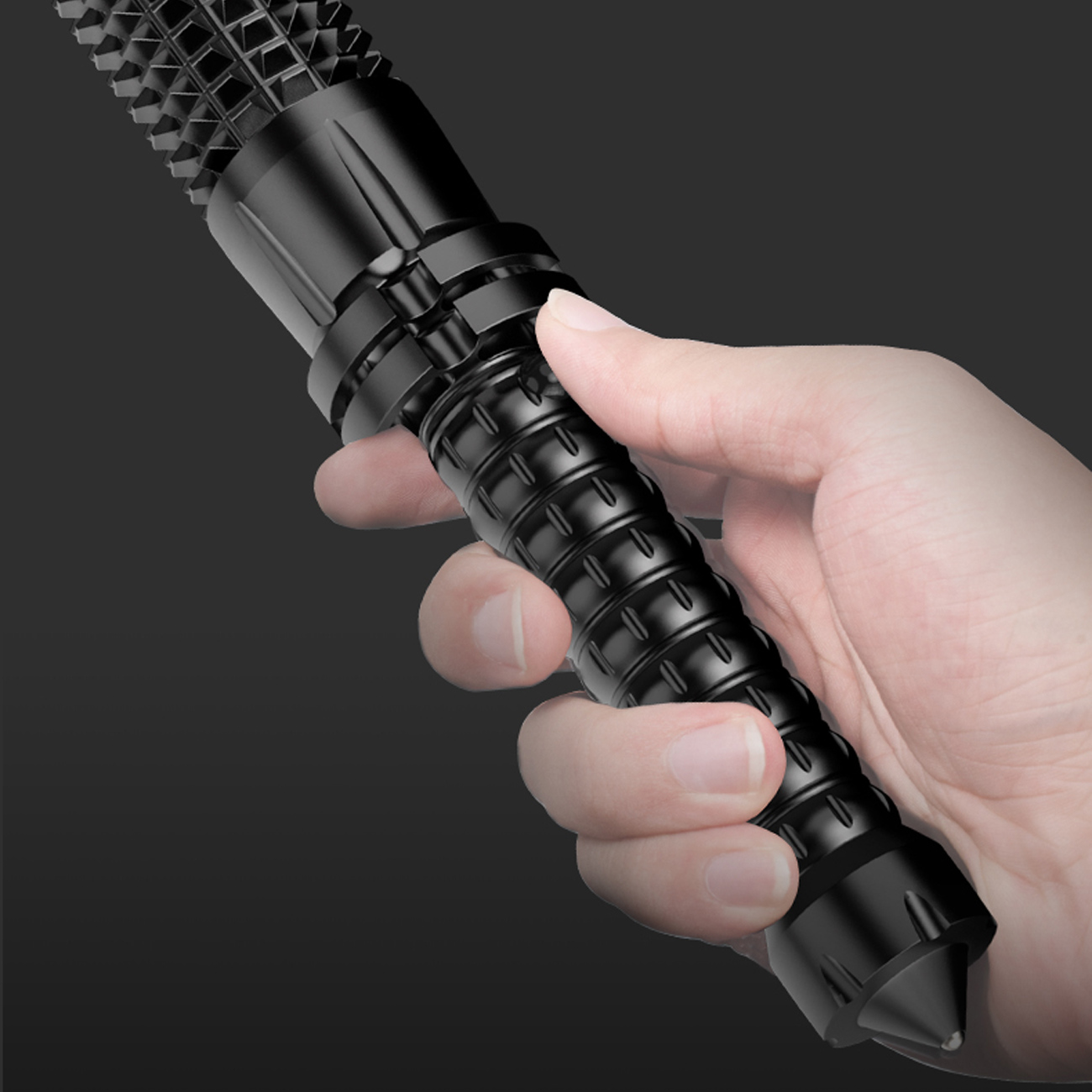 چراغ قوه شارژی و چکش اضطراری اسمایلینگ شارک Smailing Shark C100 Rechargeable, high-brightness flashlight with the ability to break car windows