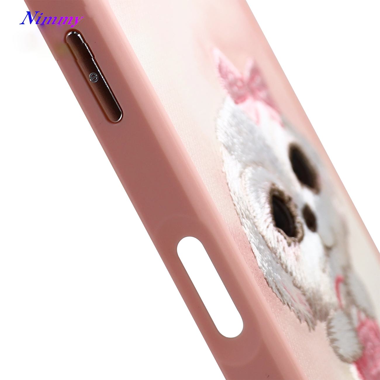 قاب مگ‌سیف گوشی آیفون طرح سگ بامزه گلدوزی شده NIMMY N-XDY-IP16-02-A case 360° protection iPhone 16 -02-A