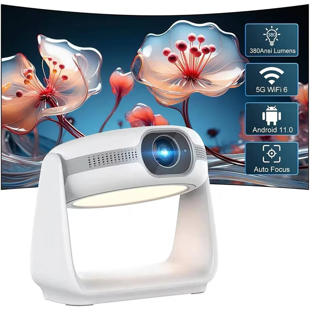 پروژکتور شارژی 4k قابل حمل