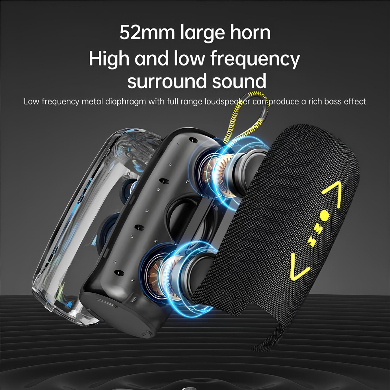 اسپیکر بلوتوثی قابل حمل گرین لاین Green Lion Palma Pro Wireless Speaker GL-SPK16A GNPLPWSPKRBK