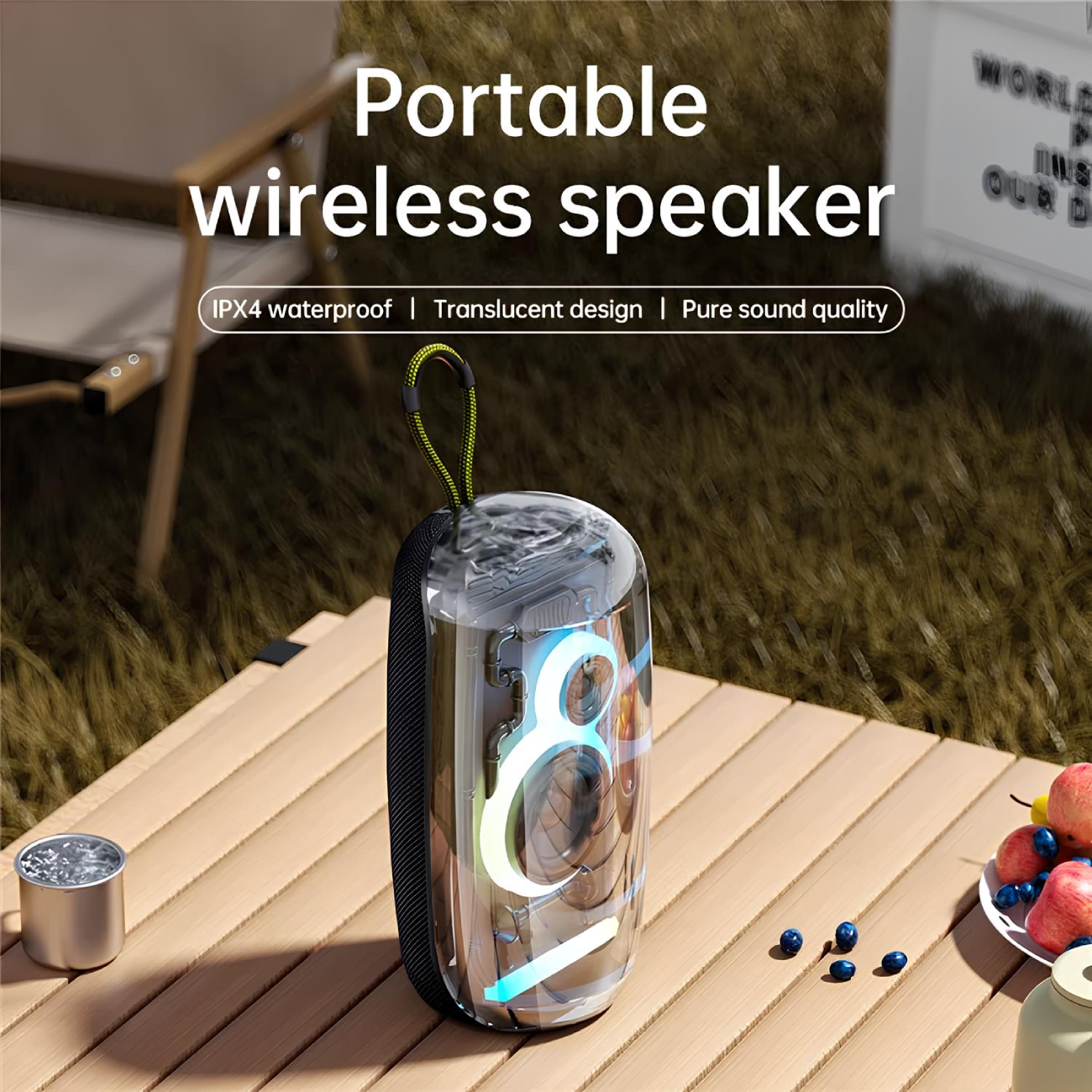 اسپیکر بلوتوثی قابل حمل گرین لاین Green Lion Palma Pro Wireless Speaker GL-SPK16A GNPLPWSPKRBK