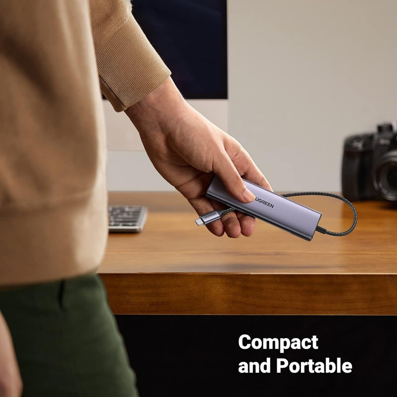 خرید کارت‌خوان تایپ‌سی آلومینیومی یوگرین