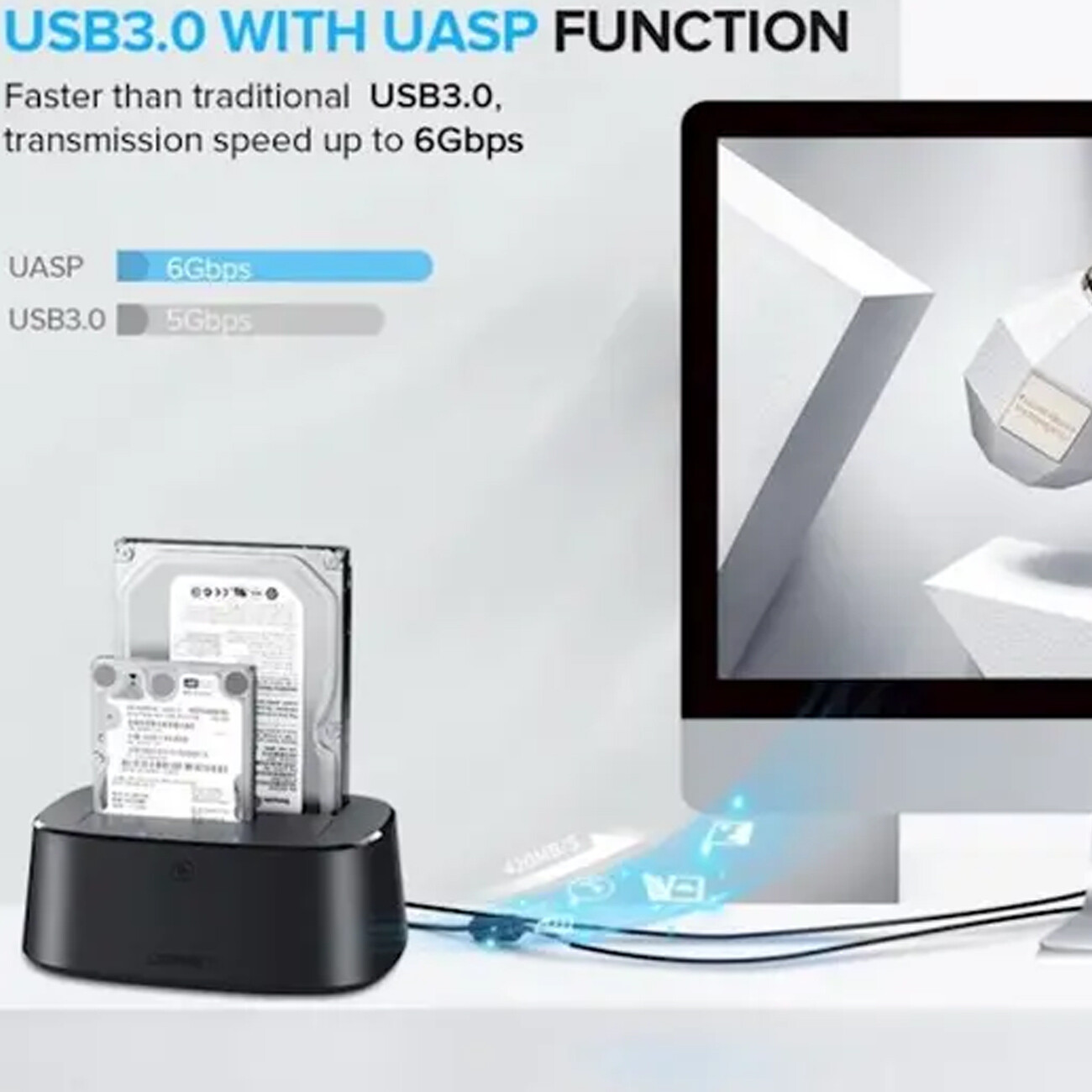 خرید باکس هارد 2.5 اینچ و 3.5 اینچ 2 سینی  یوگرین