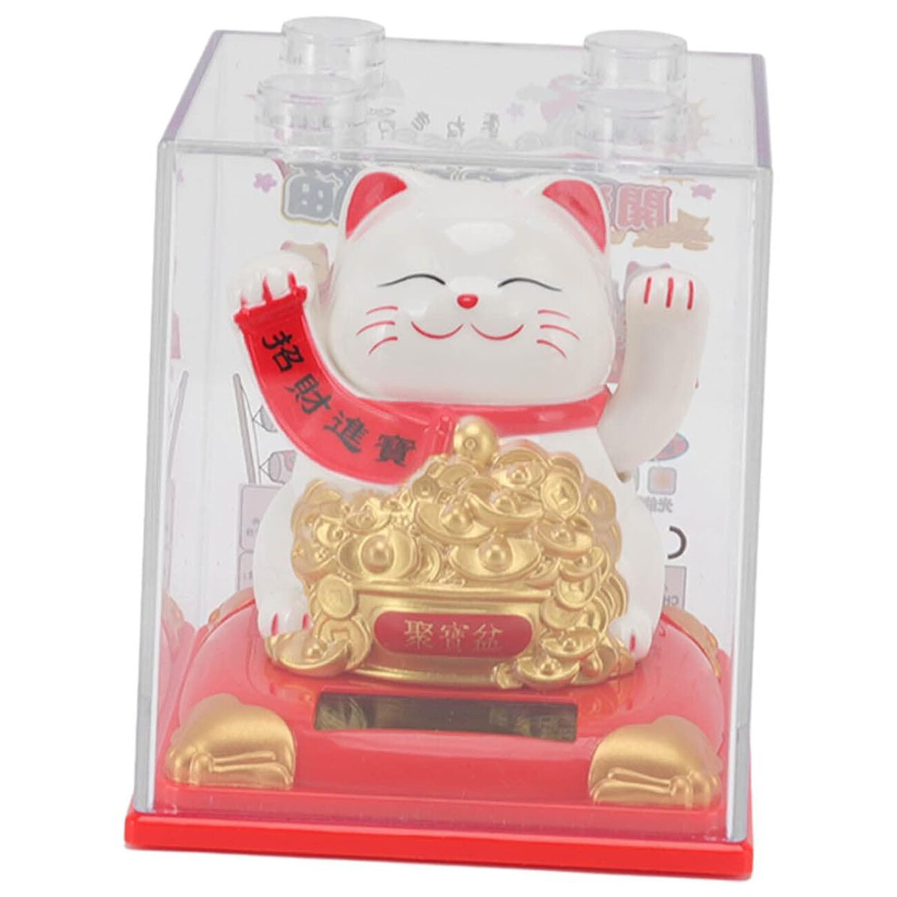 خرید دکوری گربه شانس مانکی نکو فنگ‌شویی خورشیدی