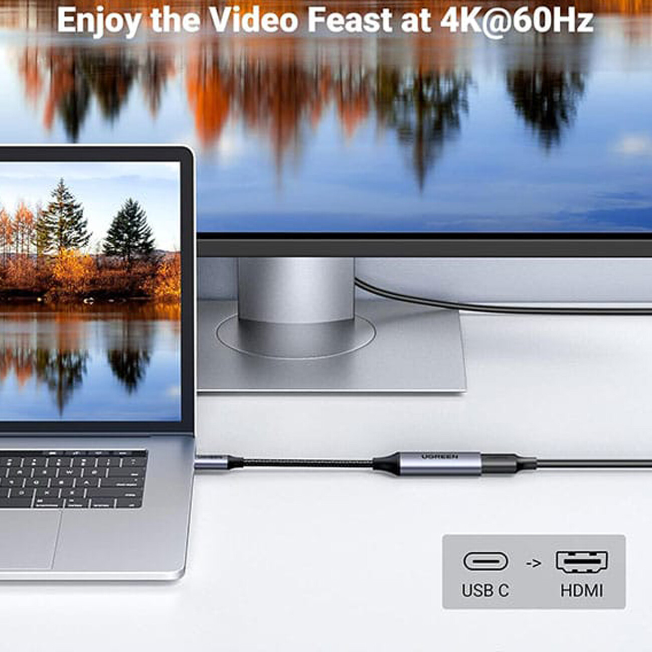 خرید تبدیل USB-C به HDMI یوگرین