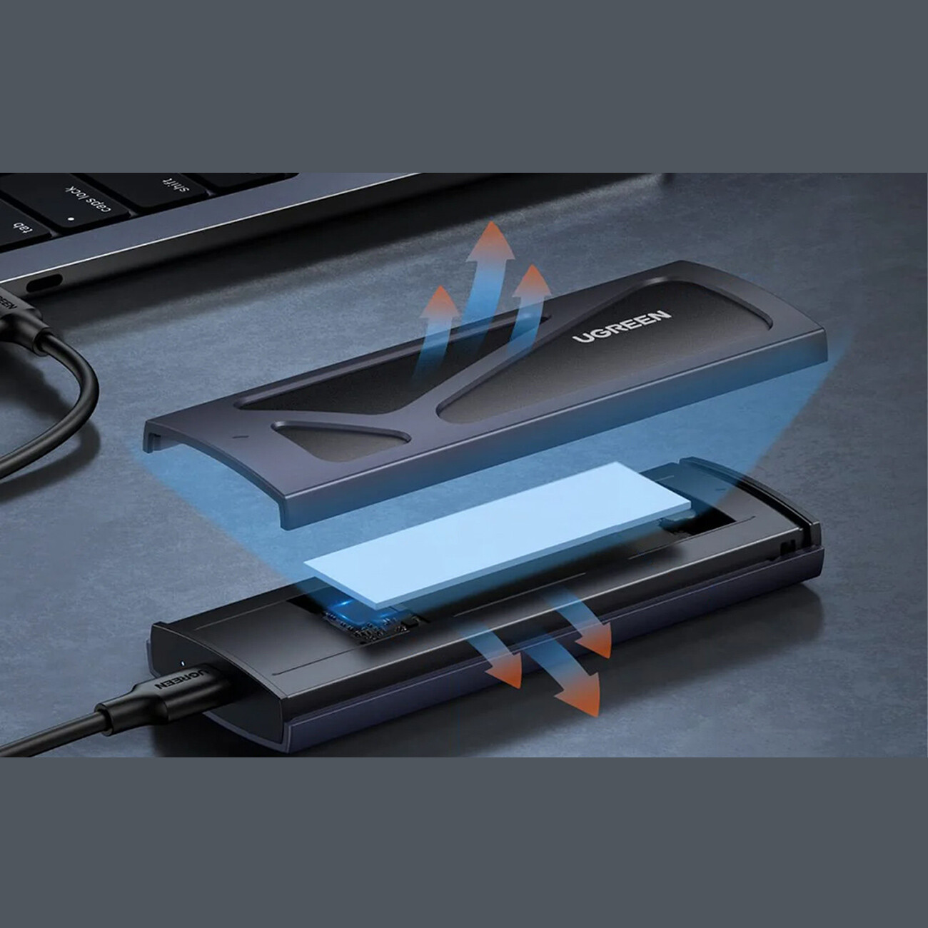 فروش باکس هارد اس اس دی تایپ‌سی یوگرین