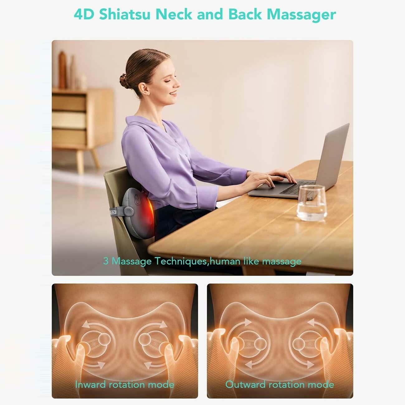 ماساژور حرارتی کمر و گردن اس‌کا‌جی