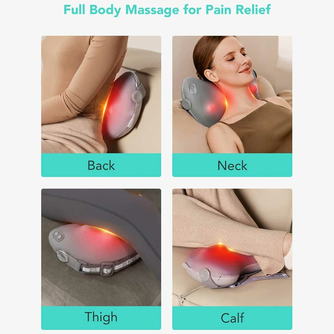 ماساژور حرارتی کمر و گردن اس‌کا‌جی