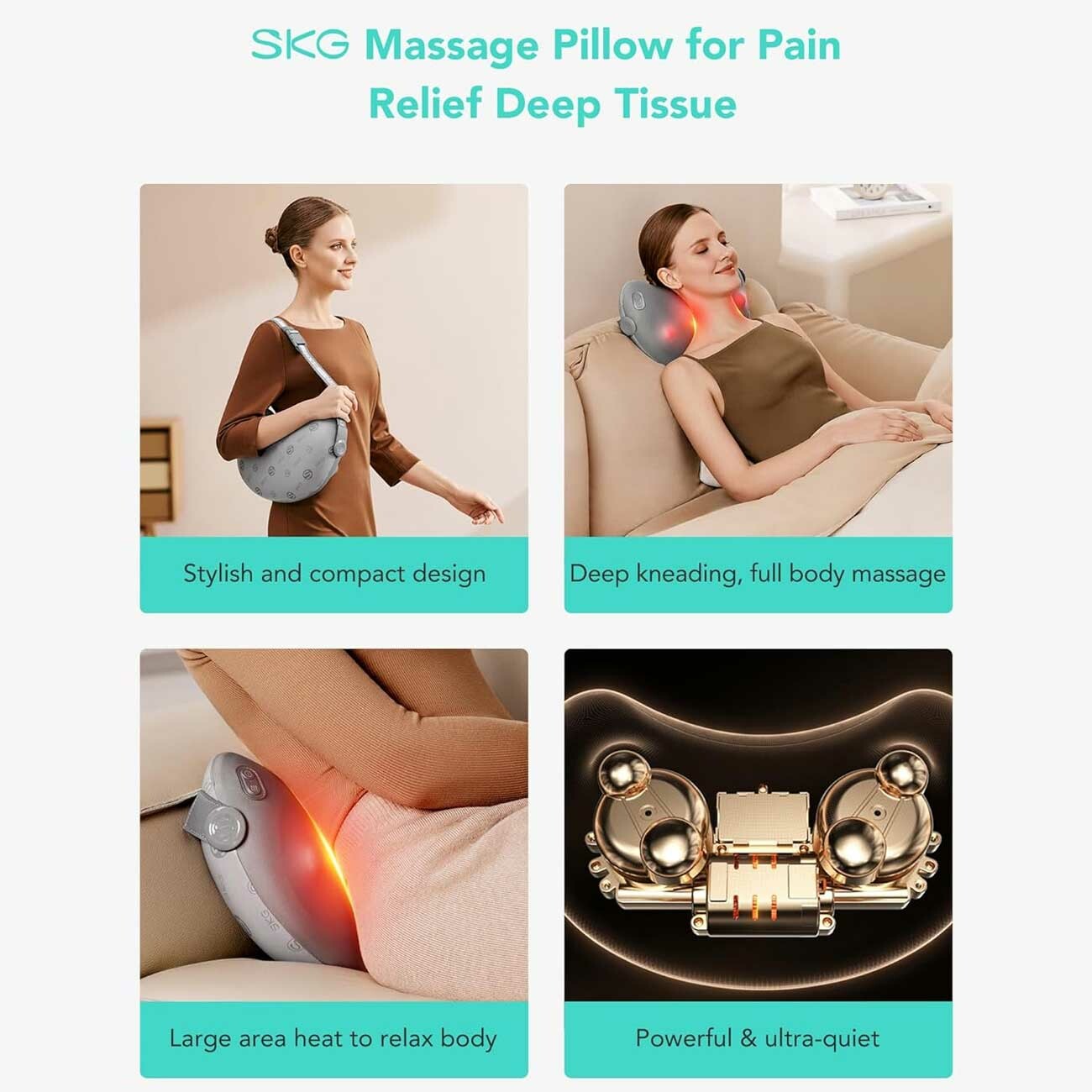 ماساژور حرارتی کمر و گردن اس‌کا‌جی