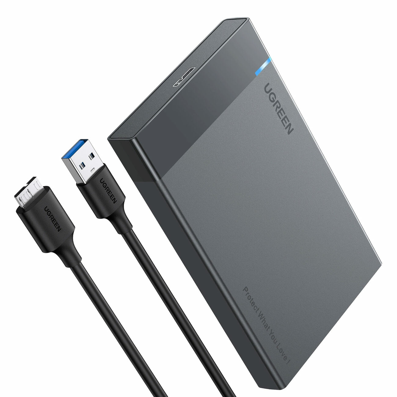 کیس هارد مشکی UGREEN USB 3.0 برای HDD 2.5 اینچی