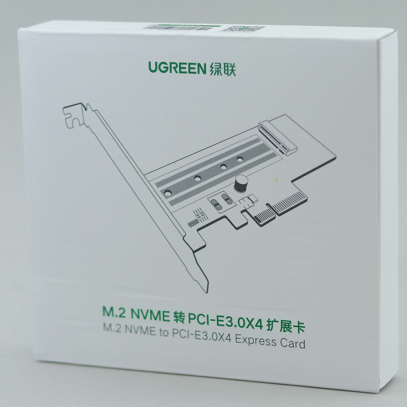 بسته بندی کارت تبدیل PCIe 3.0 x4 به M.2 NVMe یوگرین