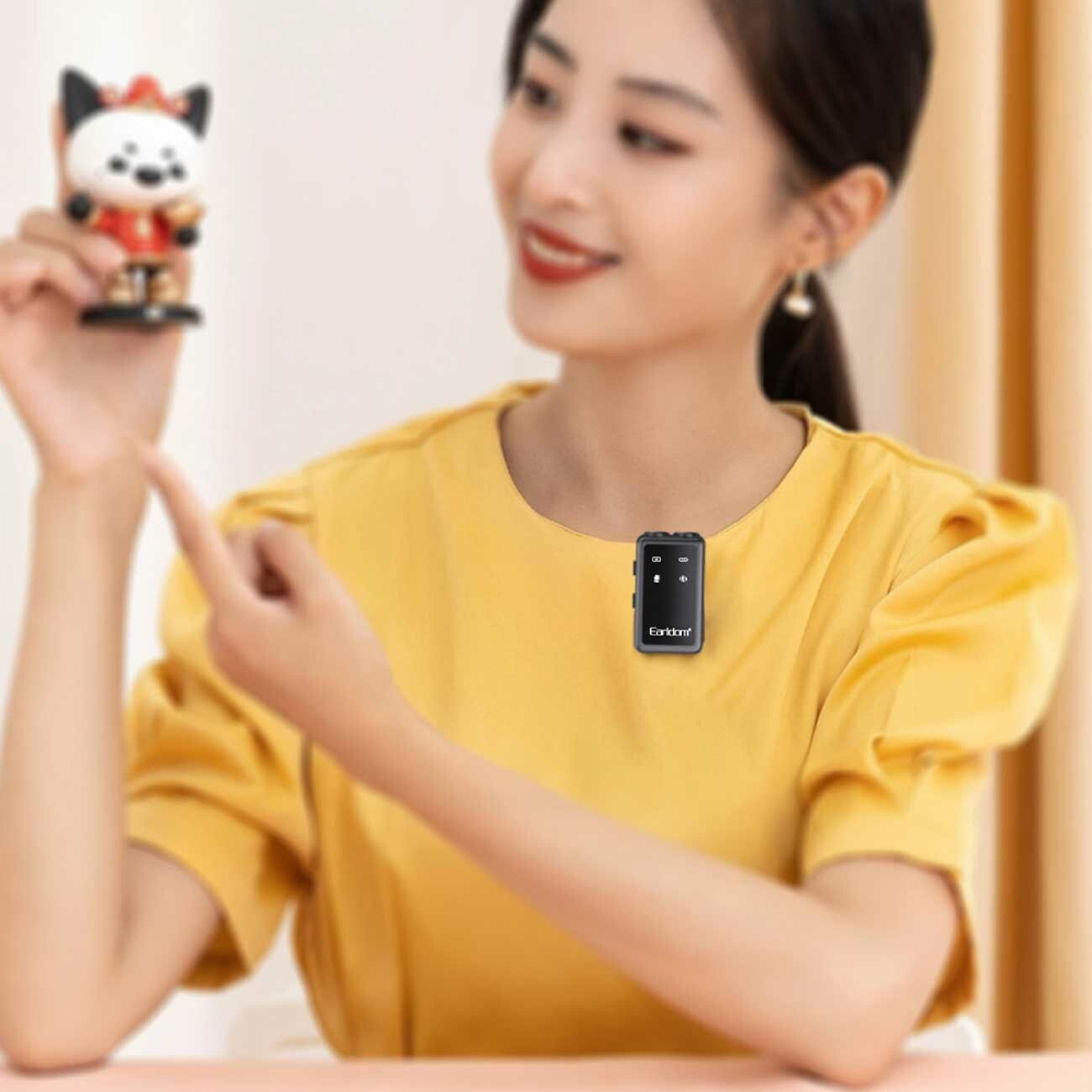 خرید میکروفن یقهای بیسیم تایپسی و لایتنینگ ارلدام