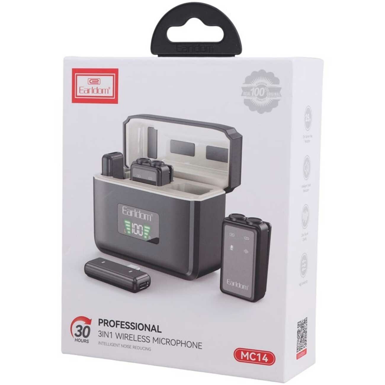 میکروفن یقهای بیسیم تایپسی و لایتنینگ ارلدام