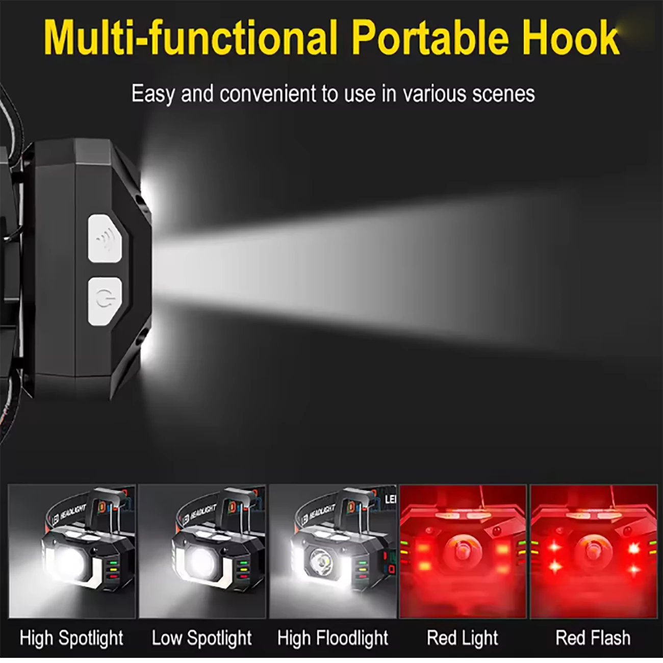 فروش هدلایت 2000 میلیآمپرساعت اسمایلینگ شارک