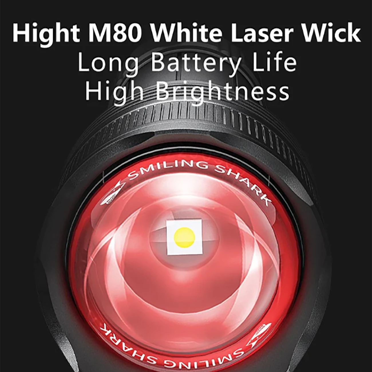 خرید چراغ قوه شارژی قدرتمند و پاوربانک اسمایلینگ شارک