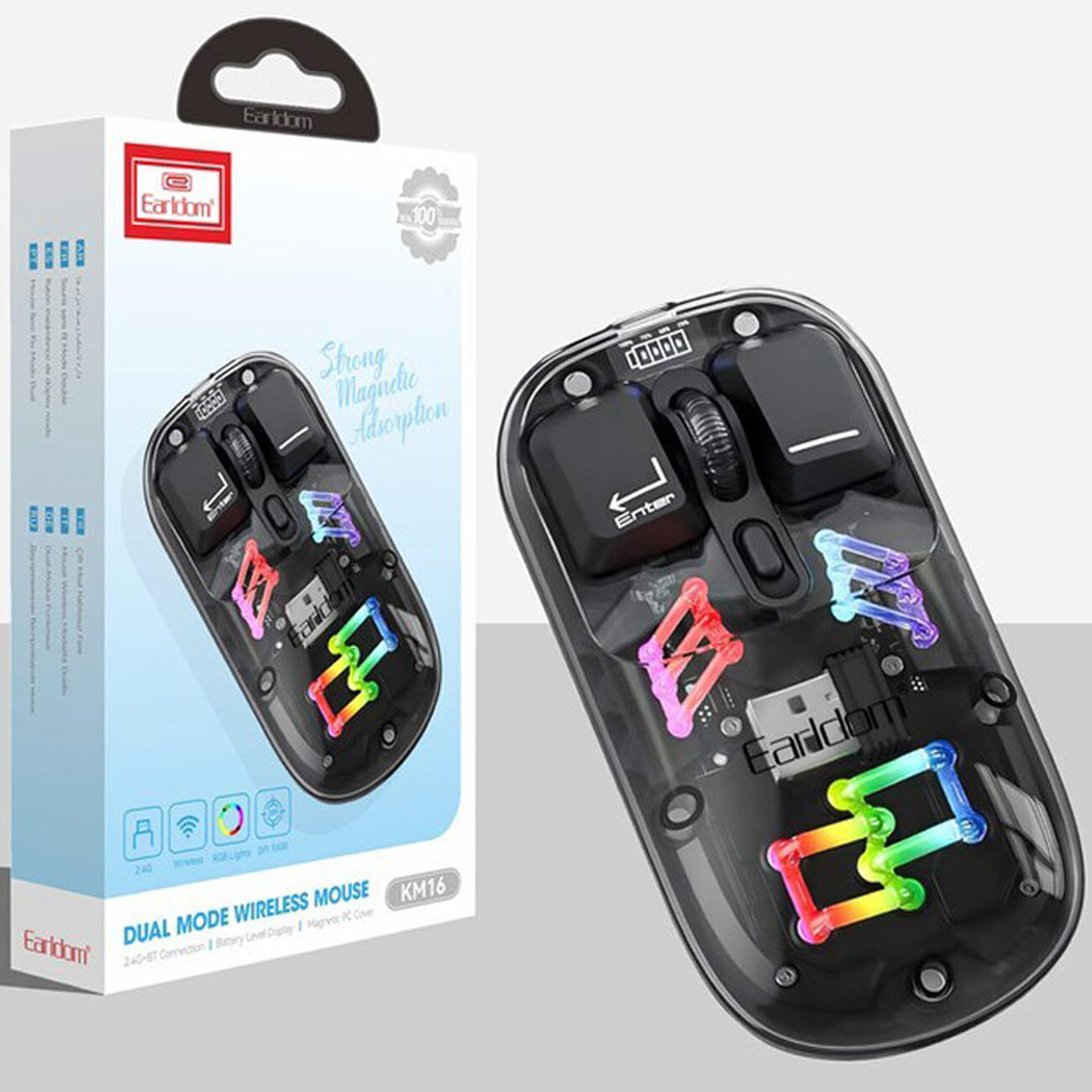 فروش ماوس وایرلس شفاف ارلدام