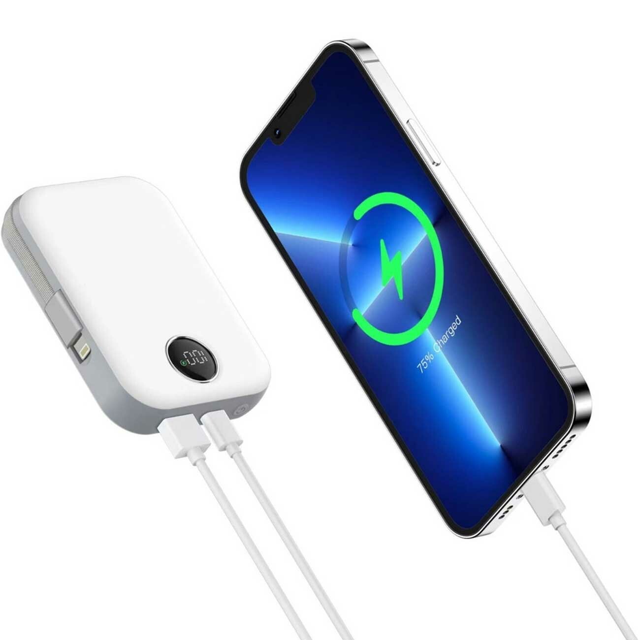 قیمت پاوربانک 10000 وایرلس 15 وات، تایپسی و یو اس بی گرینلاین