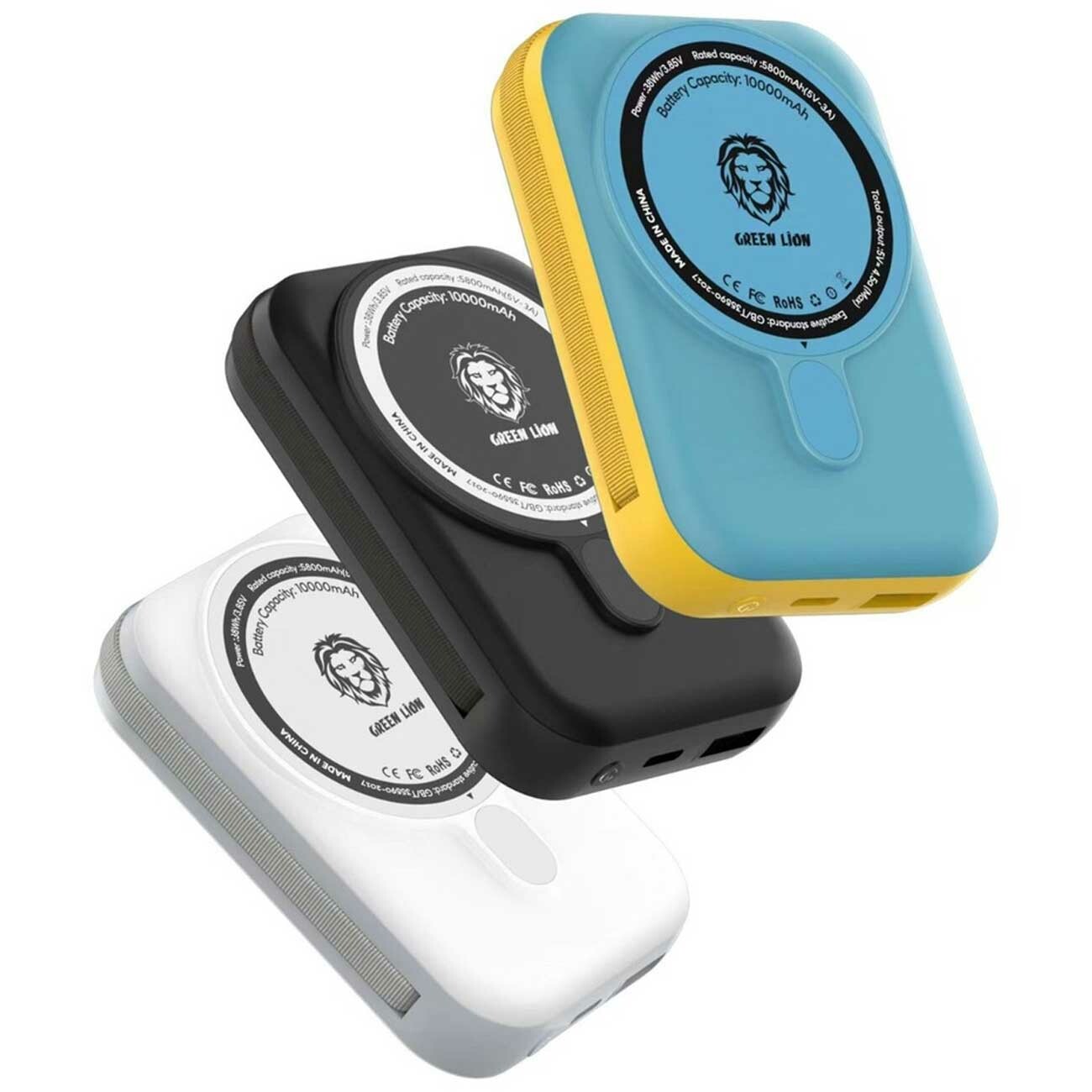 بهترین پاوربانک 10000 وایرلس 15 وات، تایپسی و یو اس بی گرینلاین