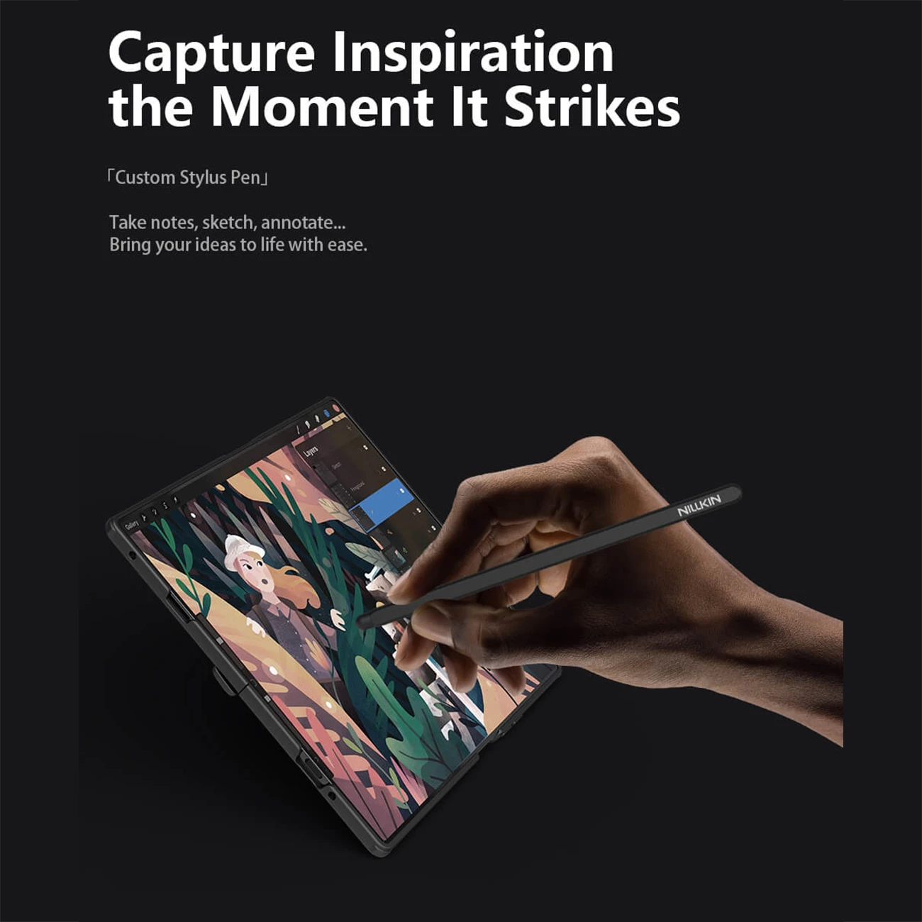 قاب محافظ گوشی سامسونگ گلکسی زد فولد 7 و زد فولد 7 فایو جی نیلکین