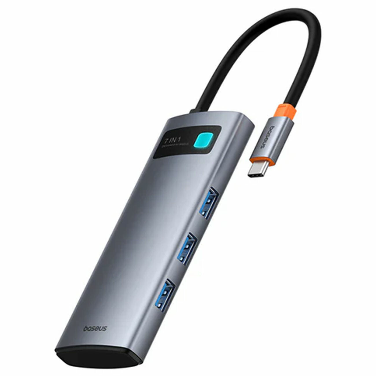 هاب تایپ سی 7 پورت فلزی بیسوس