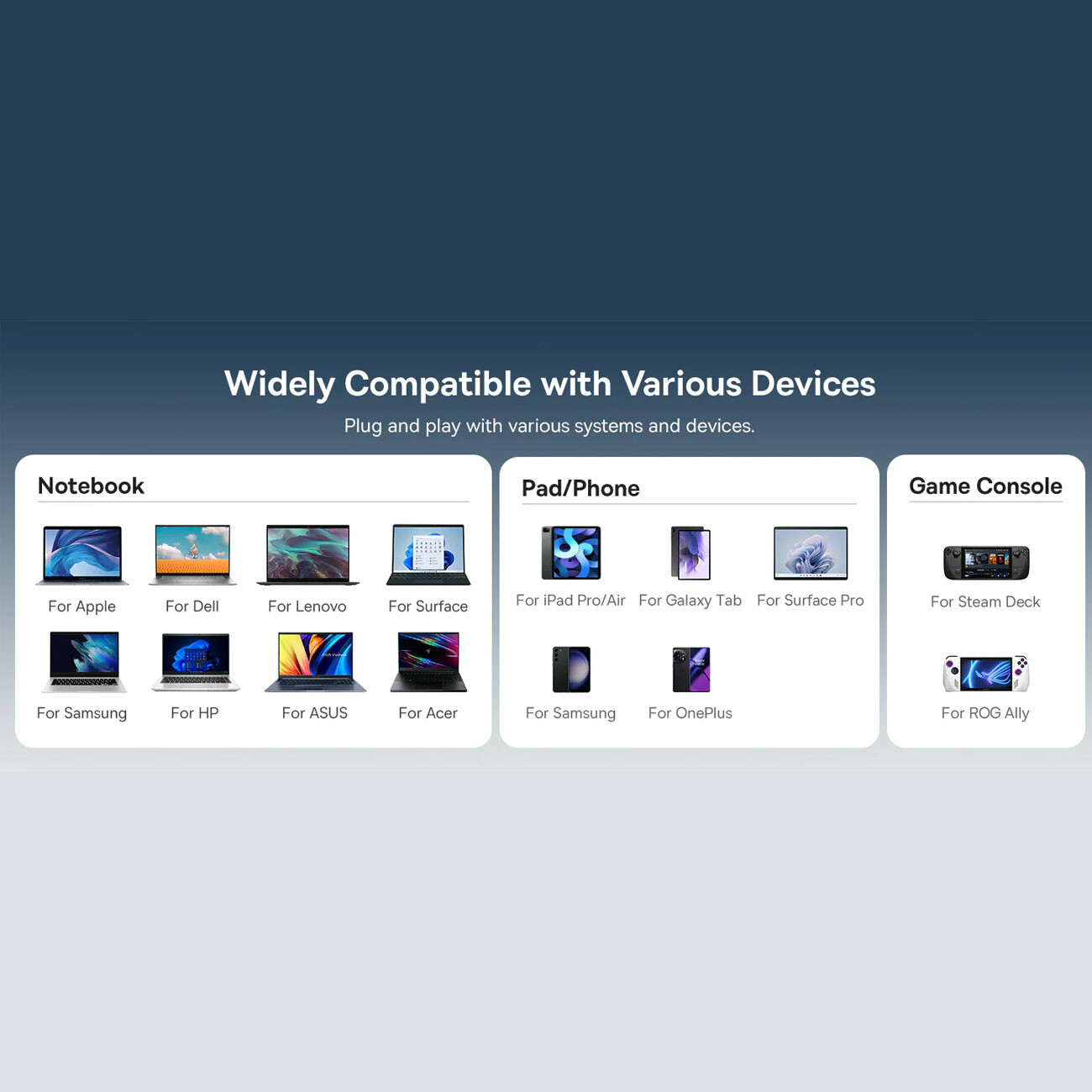 هاب تایپ سی 7 پورت فلزی بیسوس