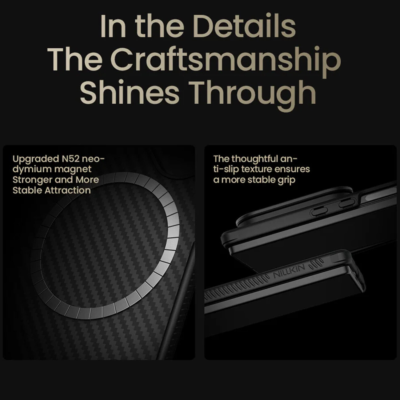 خرید گارد مگنتی محافظ گوشی سامسونگ گلکسی زد فولد 7 نیلکین