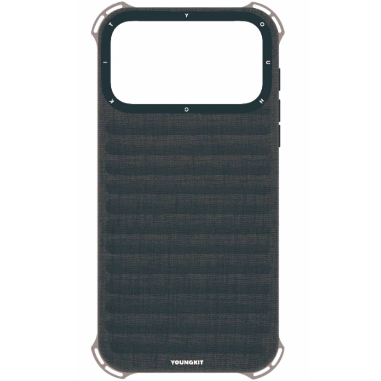 گارد مغناطیسی آیفون 17 پرو مشکی  یانگ کیت