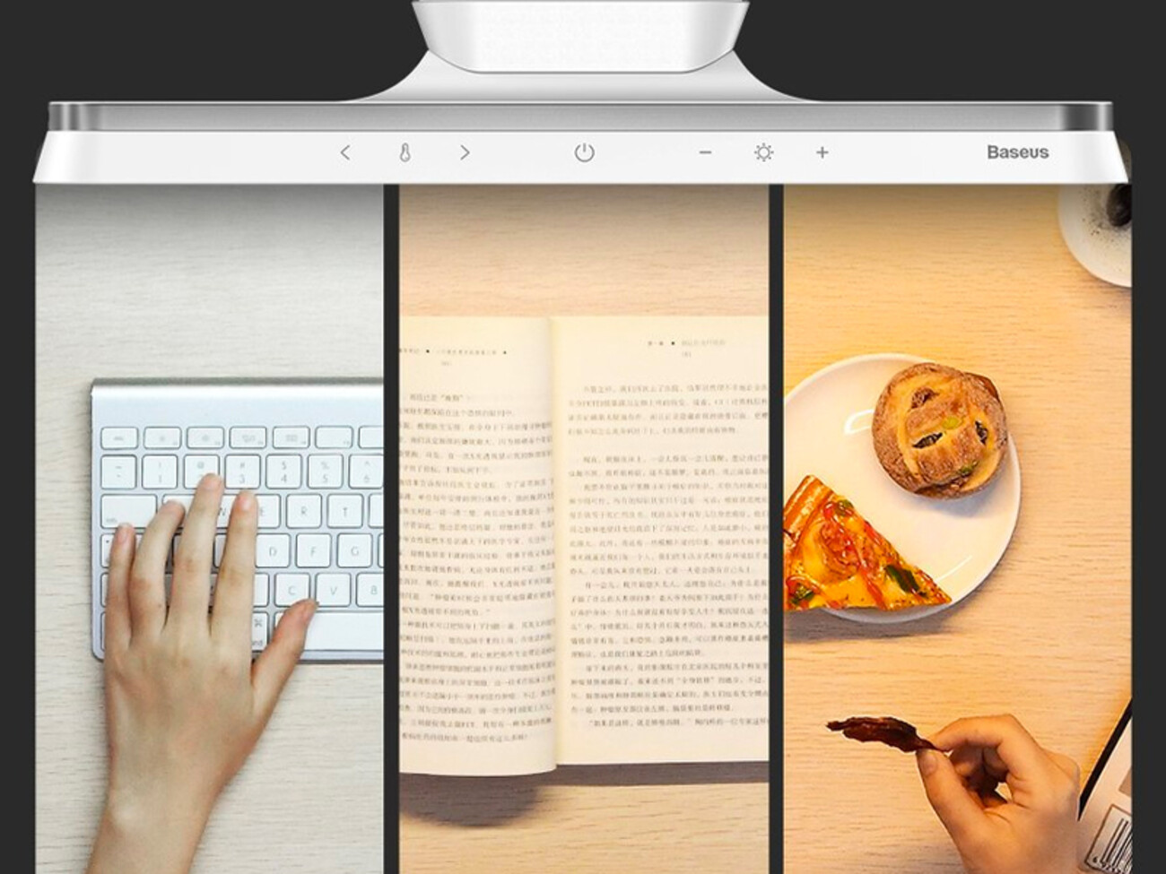 چراغ مطالعه شارژی مگنتی بیسوس Baseus Magnetic Stepless Dimming Charging Desk Lamp Pro DGXC-02