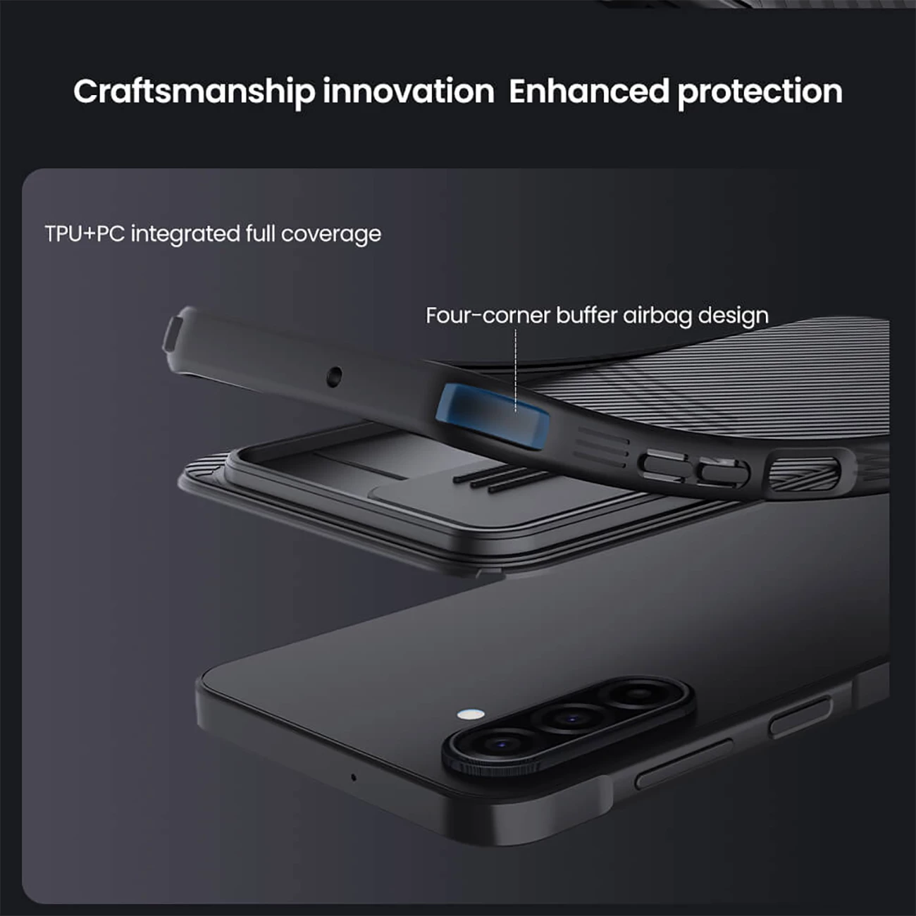 خرید قاب محافظ گوشی سامسونگ گلکسی آ 17 نیلکین