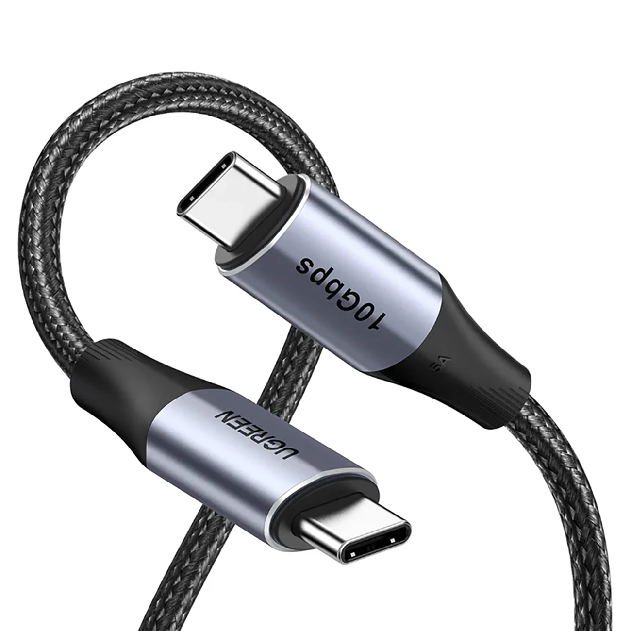 خرید کابل شارژ سریع تایپ سی به تایپ سی 100 واتی 1 متری یوگرین