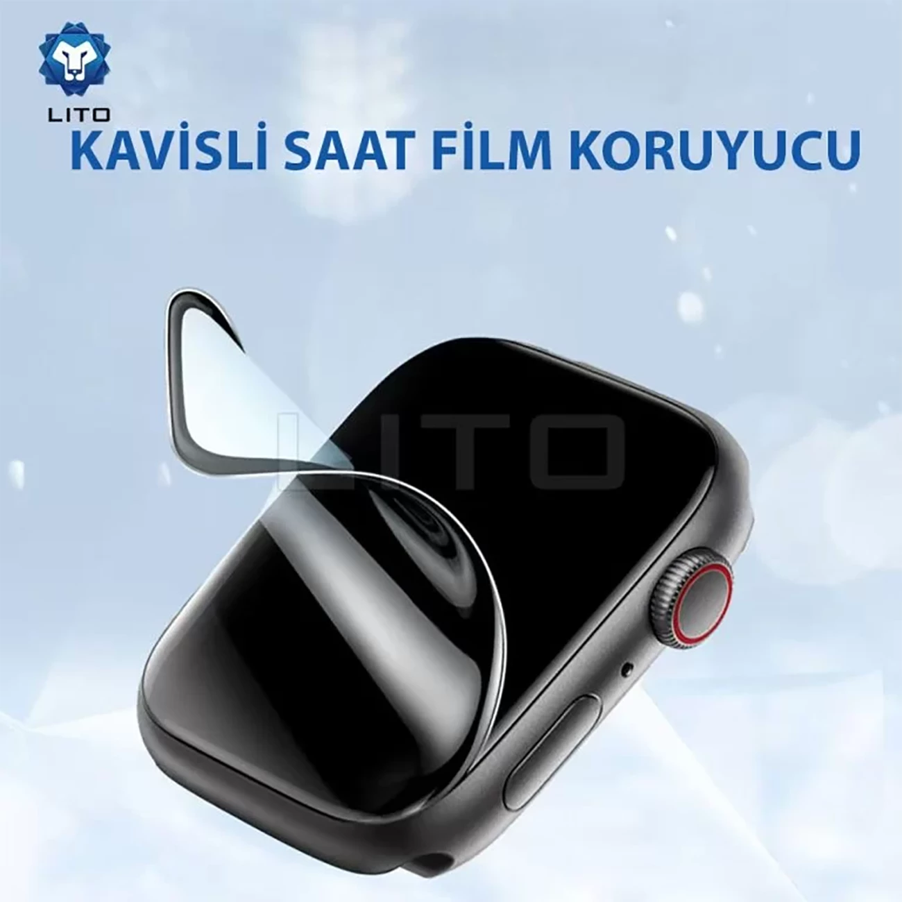 قیمت محافظ صفحه اپل واچ 42 میلی متری تمام چسب لیتو