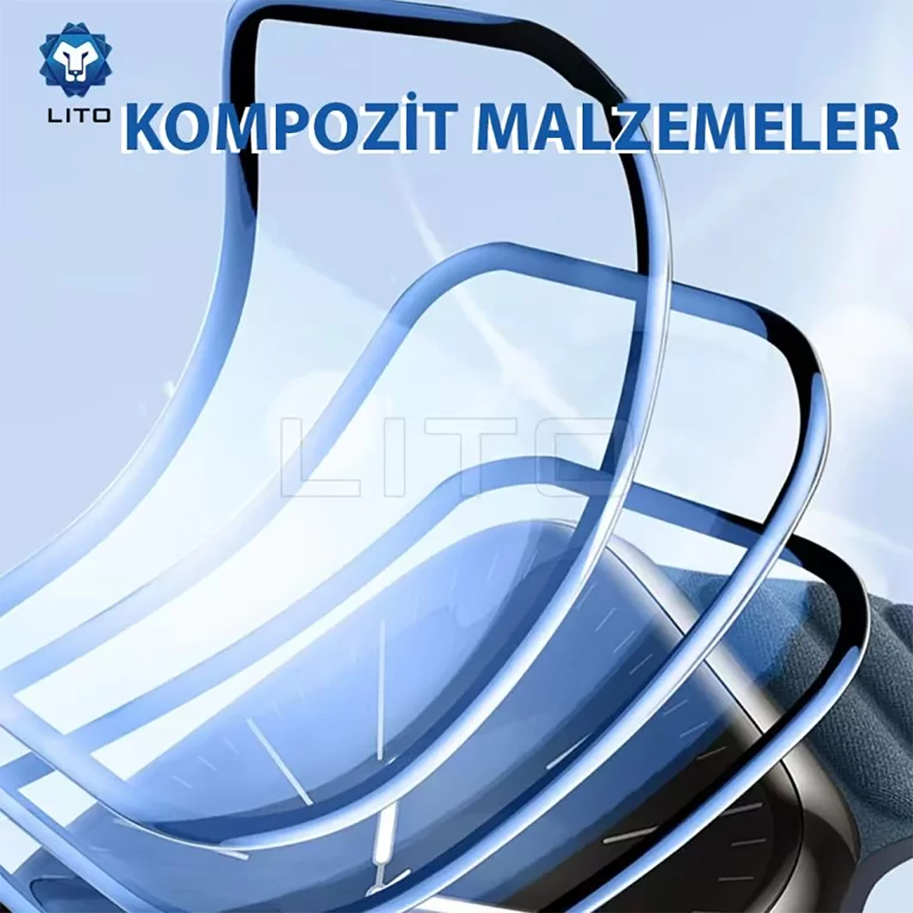 خرید محافظ صفحه اپل واچ 42 میلی متری تمام چسب لیتو