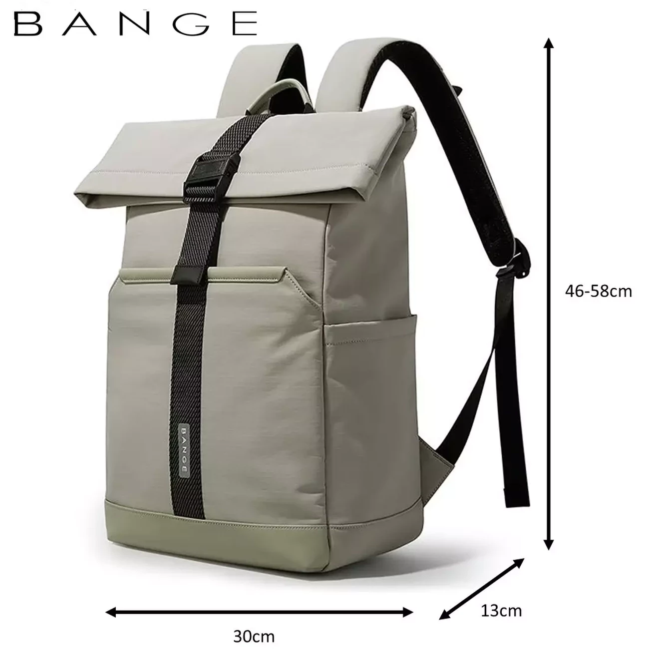 کوله‌پشتی مسافرتی لپ‌تاپ 15.6 اینچ و آیپد 12 اینچ ضدآب 21.6 لیتر بنج