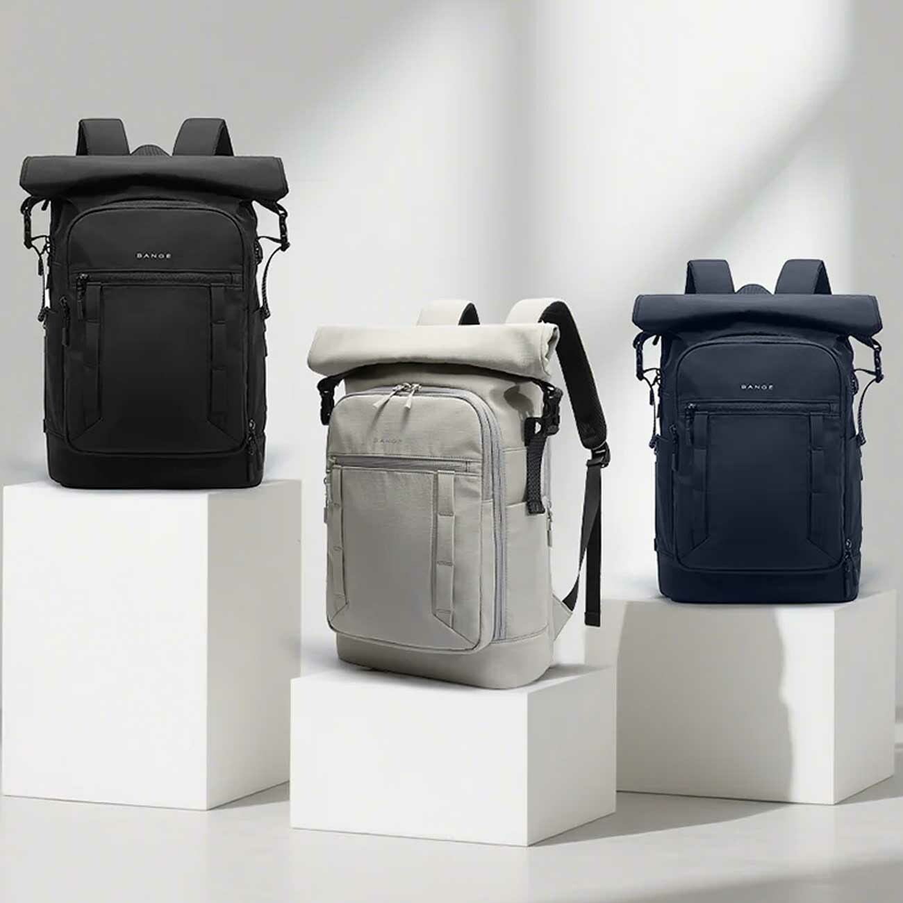 رنگ‌بندی کوله پشتی مسافرتی لپ تاپ 15.6 اینچ با ظرفیت بزرگ 25 لیتر بنج