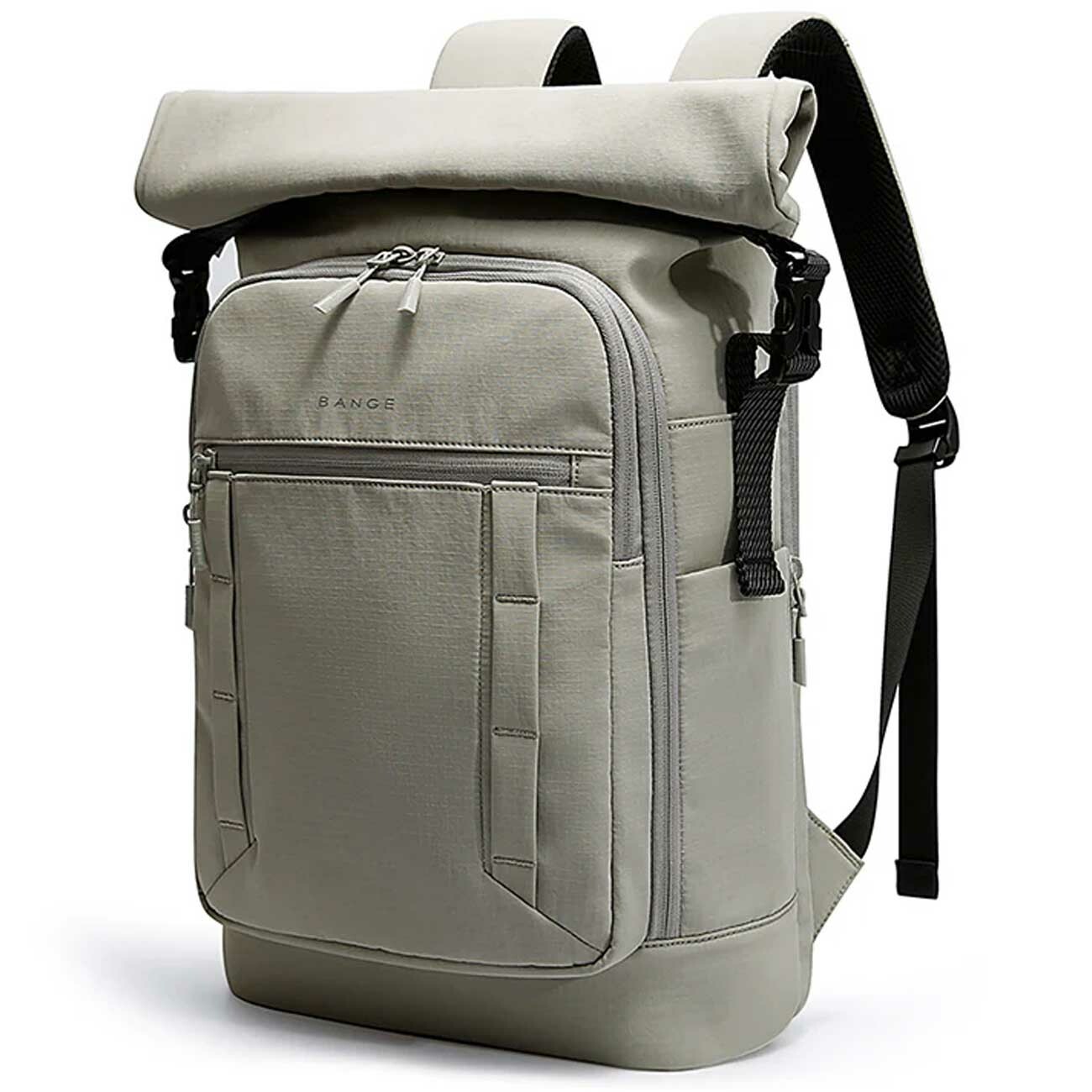کوله پشتی خاکستری لپ تاپ 15.6 اینچ با ظرفیت بزرگ 25 لیتر بنج