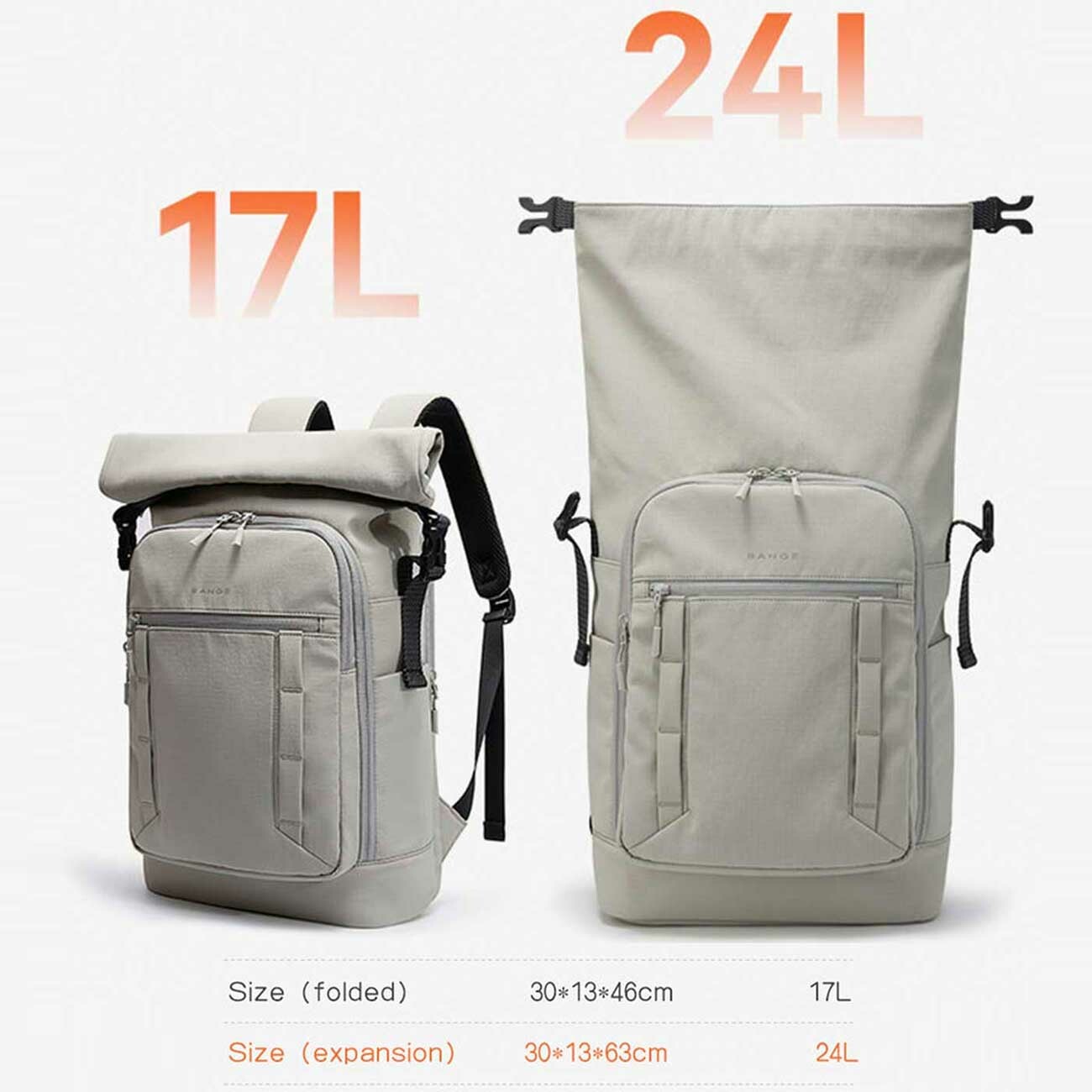 کوله پشتی مسافرتی لپ تاپ 15.6 اینچ با ظرفیت بزرگ 25 لیتر بنج