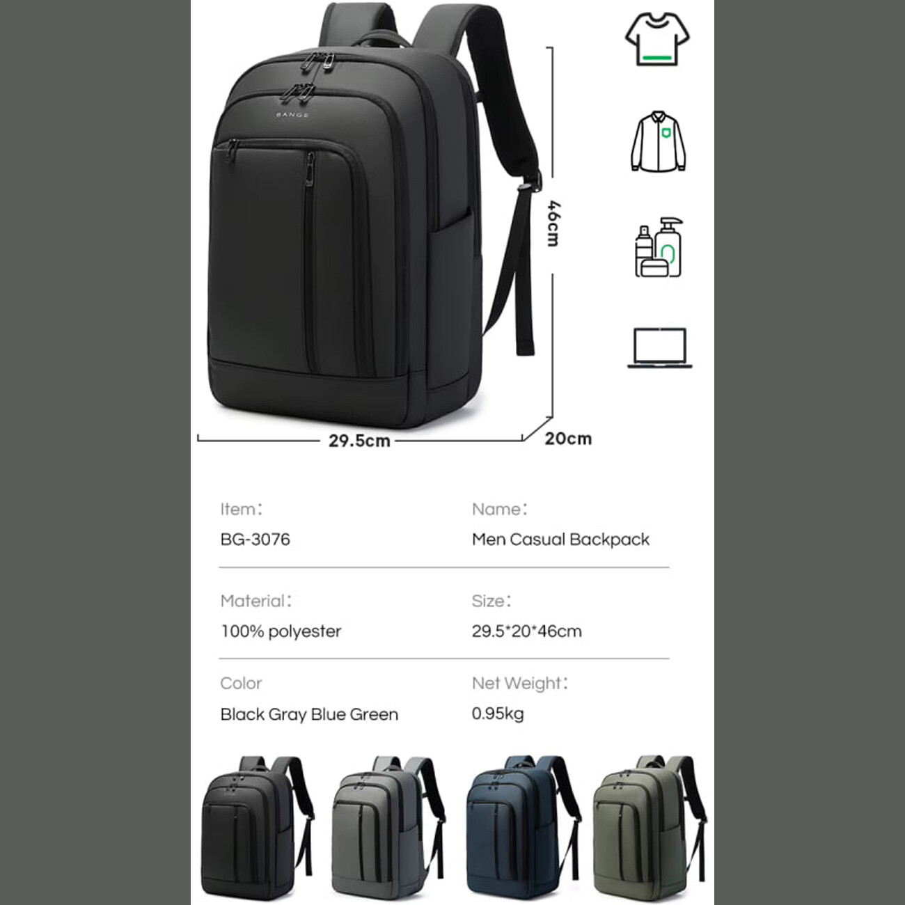 قیمت کوله لپ تاپ 15.6 اینچی بنج